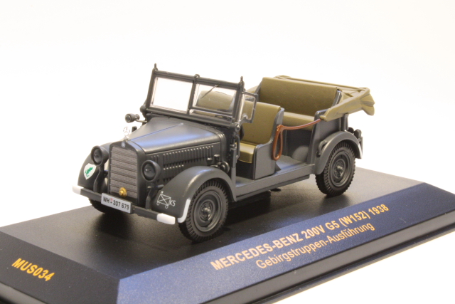 Mercedes 200V G5 (w152) 1938, siniharmaa