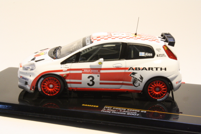 Fiat Punto S2000 Abarth, Rally Russia 2007, A.Alen, no.3
