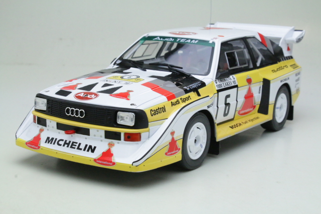 Audi Sport Quattro S1 E2, Finland 1985, H.Mikkola, no.6