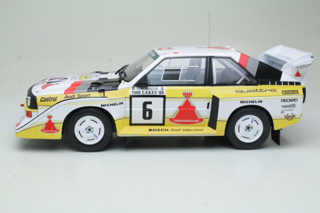 Audi Sport Quattro S1 E2, Finland 1985, H.Mikkola, no.6