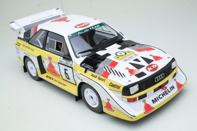 Audi Sport Quattro S1 E2, Finland 1985, H.Mikkola, no.6