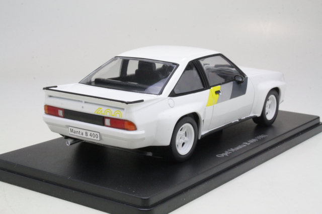 Opel Manta B 400 Rallye 1981, valkoinen