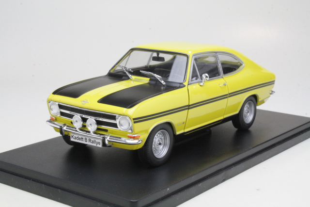 Opel Kadett B Coupe Rallye 1970, keltainen/musta