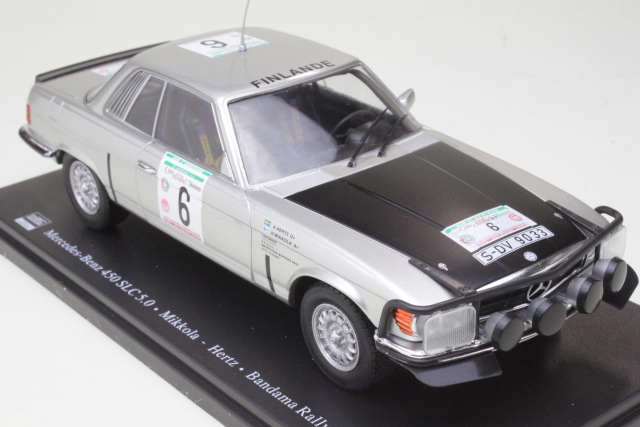 Mercedes 450 SLC 5.0, 1st. Bandama 1979, H.Mikkola, no.6
