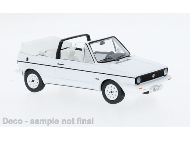 VW Golf 1 Carbriolet 1981, white