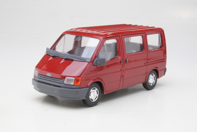 Ford Transit Mk3 1986 bus, punainen