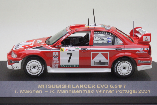 Mitsubishi Lancer Evo 6.5, Portugal 2001, T.Mäkinen, no.7