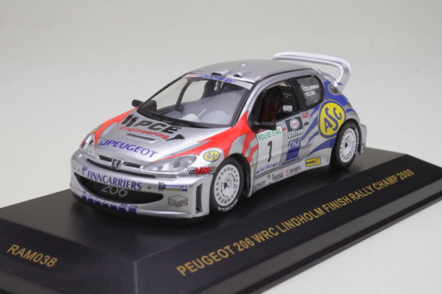 Peugeot 206 WRC, Valtikka Ralli 2000, S.Lindholm, no.1