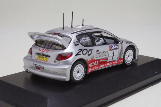 Peugeot 206 WRC, Australia 2001, M.Grönholm, no.1