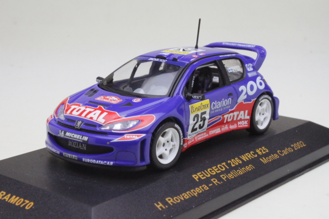 Peugeot 206 WRC, Monte Carlo 2002, H.Rovanperä, no.25