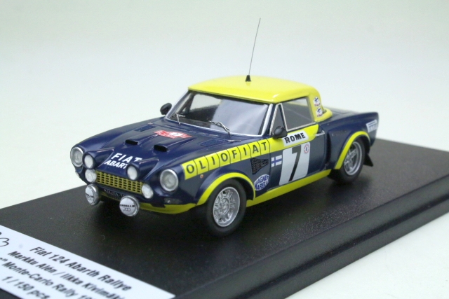 Fiat 124 Abarth, Monte Carlo 1976, M.Alen, no.7