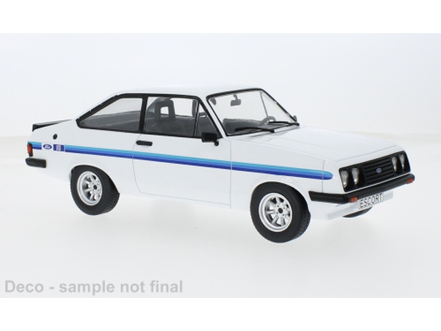 Ford Escort Mk2 RS2000 1977, valkoinen