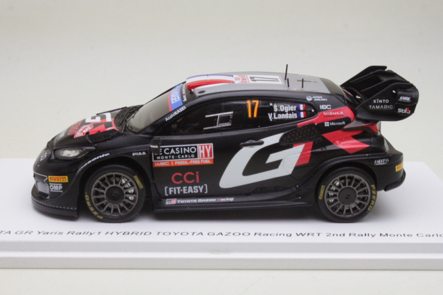 Toyota GR Yaris Rally1, 2nd. Monte Carlo 2024, S.Ogier, no.17