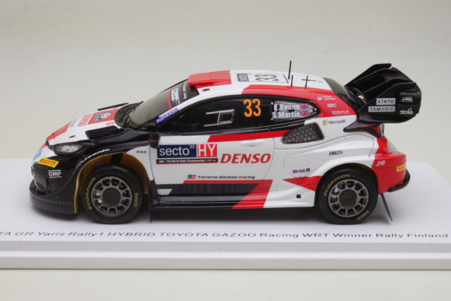Toyota GR Yaris Rally1, 1st. Finland 2023, E.Evans, no.33