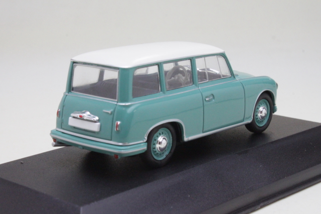 AWZ P70 Kombi 1957, vihreä/valkoinen