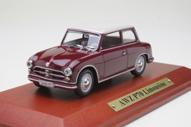 AWZ P70 Limousine 1955, tummanpunainen