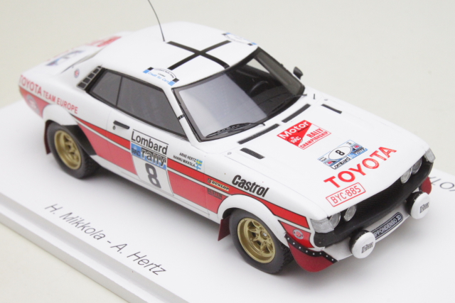 Toyota Celica 2000 GT, RAC 1977, H.Mikkola, no.8