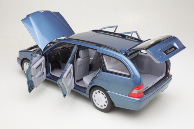 Mercedes C200 T Estate (S202) 1997, sininen