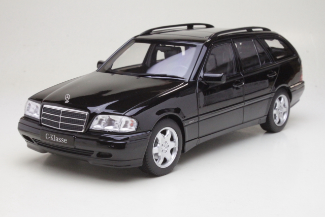Mercedes C200 T Estate (S202) 1997, musta