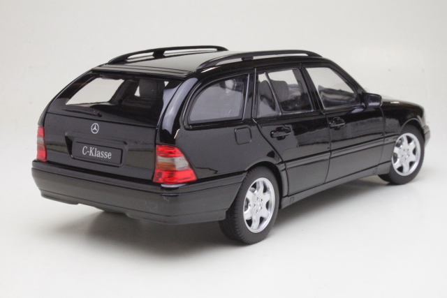 Mercedes C200 T Estate (S202) 1997, musta