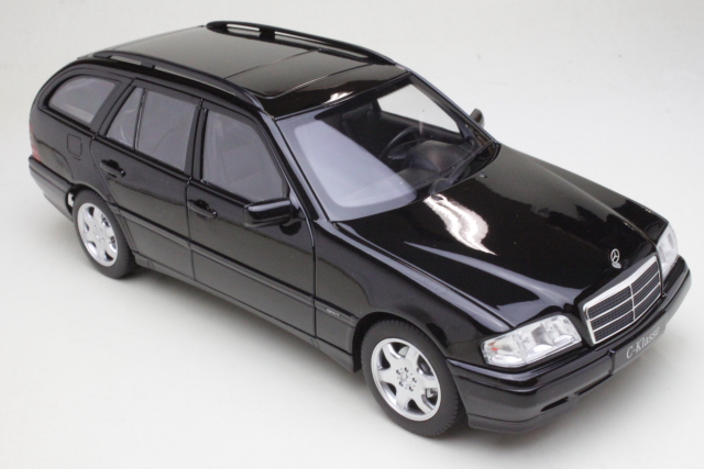 Mercedes C200 T Estate (S202) 1997, musta