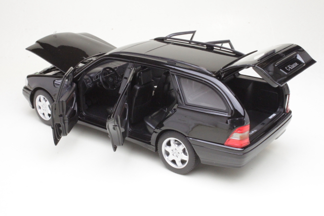Mercedes C200 T Estate (S202) 1997, musta