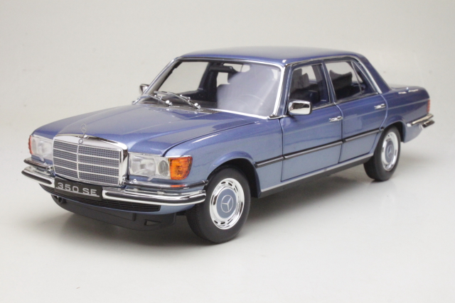 Mercedes 350SE (W116) 1973, light blue