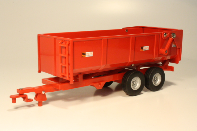 Marston 12 ton. traktorin perävaunu, punainen