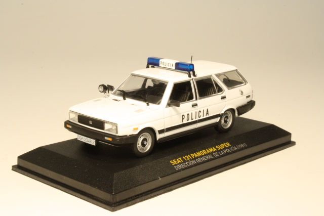 Seat 131 Panorama Super, Direccion de la Policia, valkoinen