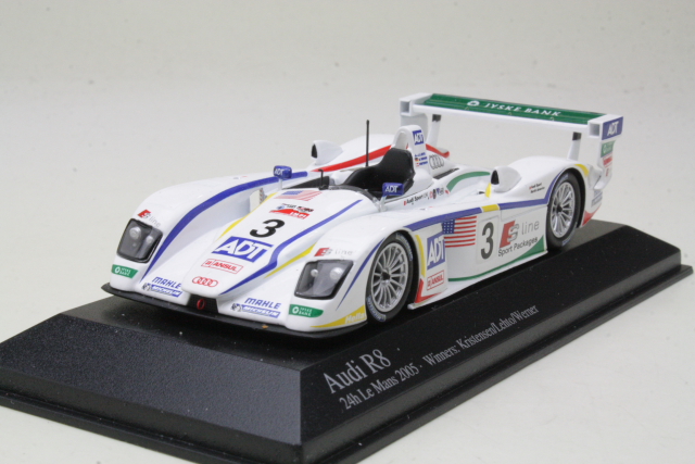 Audi R8, 1st. Le Mans 2005, J.J.Lehto/Werner/Kristensen, no.3