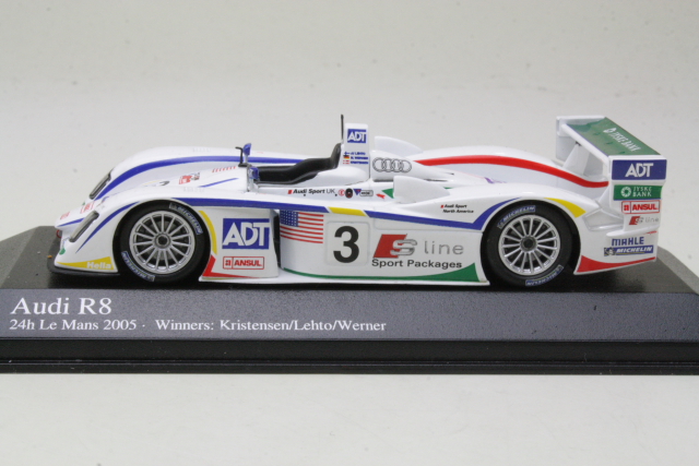 Audi R8, 1st. Le Mans 2005, J.J.Lehto/Werner/Kristensen, no.3