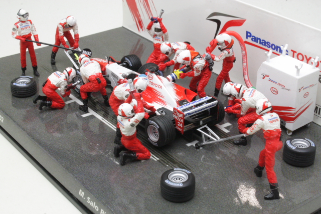 Toyota TF102, F1 2002, M.Salo "Pitstop diorama"