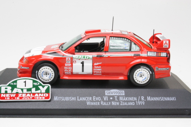 Mitsubishi Lancer Evo VI, 1st. New Zealand 1999, T.Mäkinen, no.1