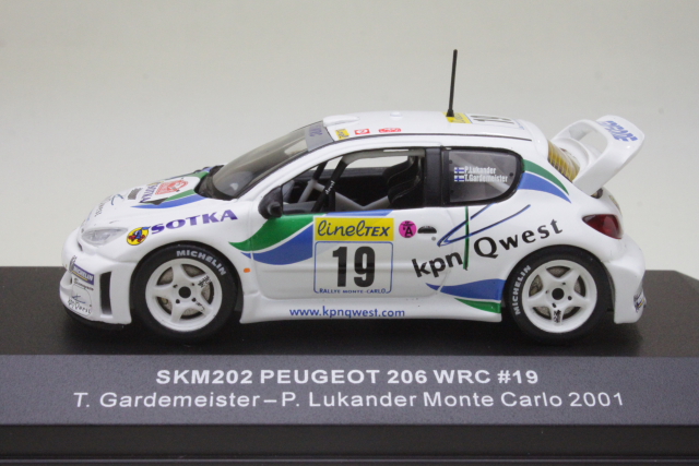 Peugeot 206 WRC Monte Carlo 2001, T.Gardemeister, no.19