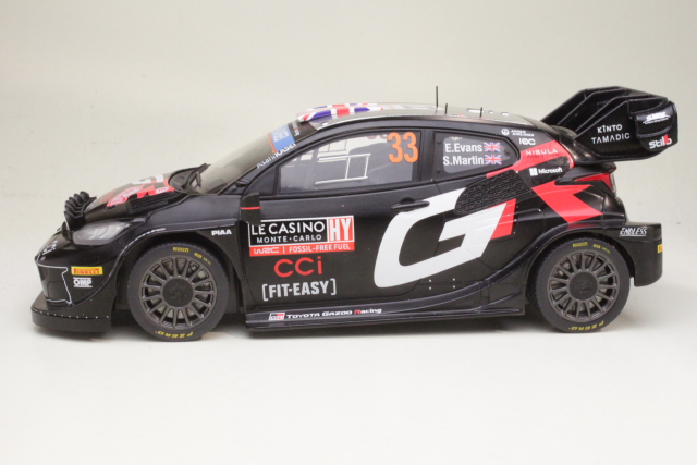 Toyota GR Yaris Rally1, Monte Carlo 2024, E.Evans, no.33