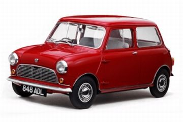 Austin Mini Se7en DeLuxe 1960, punainen