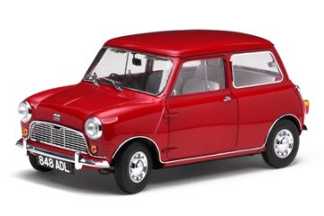 Austin Mini Se7en DeLuxe 1960, punainen - Sulje napsauttamalla kuva