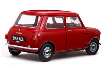 Austin Mini Se7en DeLuxe 1960, punainen