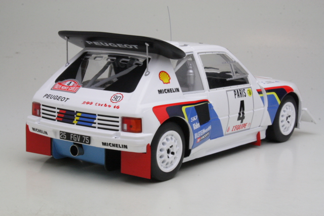 Peugeot 205 T16 E2, Monte Carlo 1986, J.Kankkunen, no.4