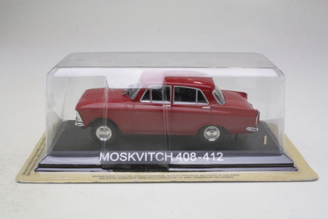 Moskvitch 408 1964, punainen