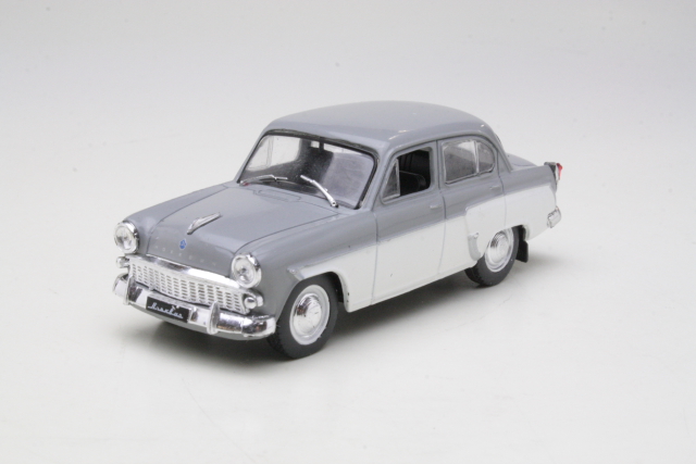 Moskvitch 407 Sedan 1958, grey/white