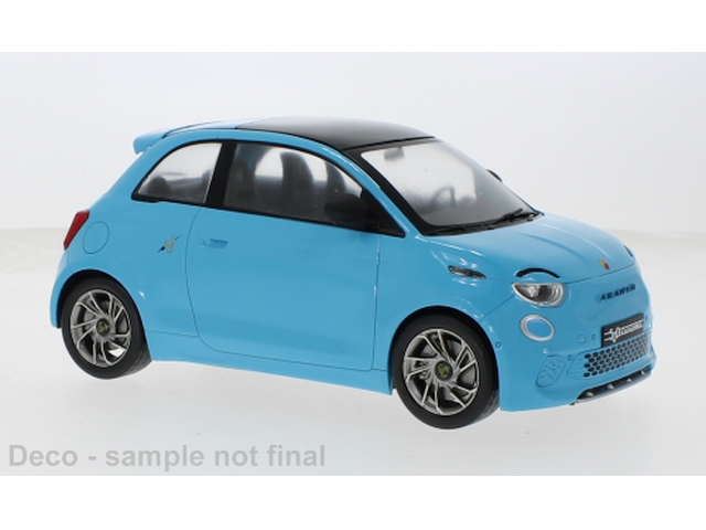 Fiat 500e Abarth 2024, vaaleansininen
