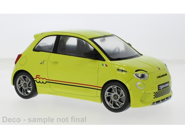 Fiat 500e Abarth 2024, keltainen