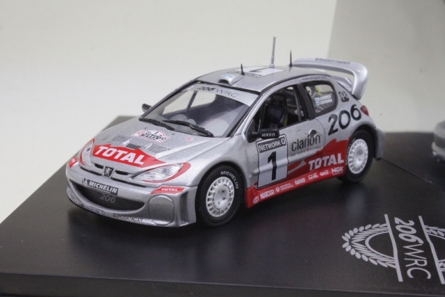 Peugeot 206 WRC, RAC 2001, M.Grönholm, no.1