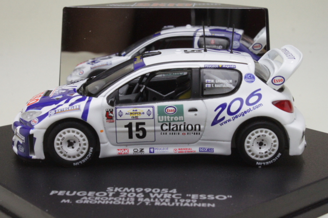 Peugeot 206 WRC, Acropolis 1999, M.Grönholm, no.15