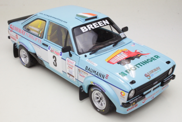 Ford Escort Mk2 RS1800, 1st. West Wales 2015, C.Breen, no.3