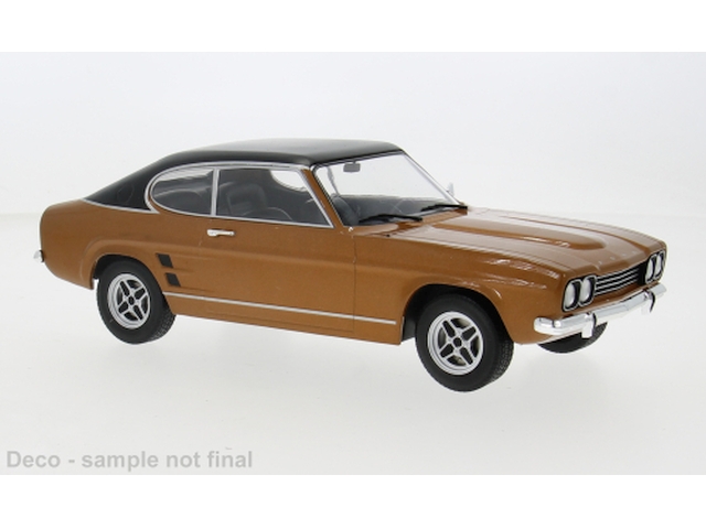 Ford Capri Mk1 GXL 1973, ruskea/musta