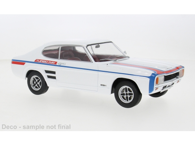 Ford Capri Mk1 GT 1970, valkoinen
