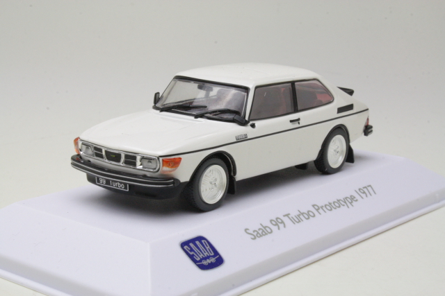 Saab 99 Turbo Prototype 1977, valkoinen