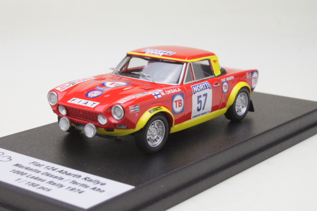 Fiat 124 Abarth, Finland 1974, M.Oksala, no.57